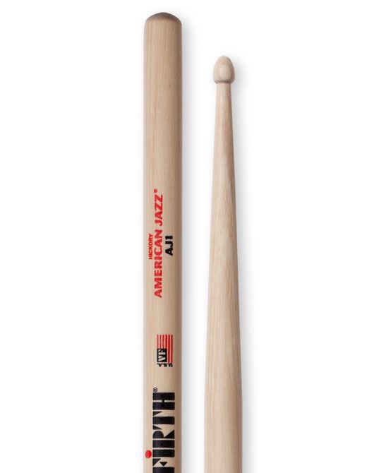 Vic Firth American Jazz AJ1 Wood Tip Drumsticks