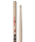 Vic Firth American Jazz AJ3 wood tip drumsticks, standard size, showing smooth finish and natural wood grain.