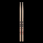 Vic Firth American Sound 7A wood tip drumsticks, standard size sticks with natural wood finish, used for drumming performances