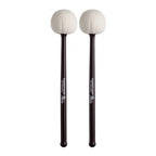 Vic Firth Soundpower Bass Drum Mallets with wooden handles and felt heads for powerful bass drum sound.