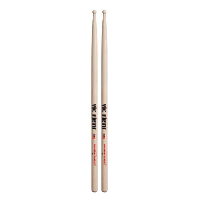 Vic Firth American Classic F1 Wood Tip Drumsticks