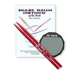 Vic Firth Launch Pad Kit (includes practice pad, SD1JR, method book)