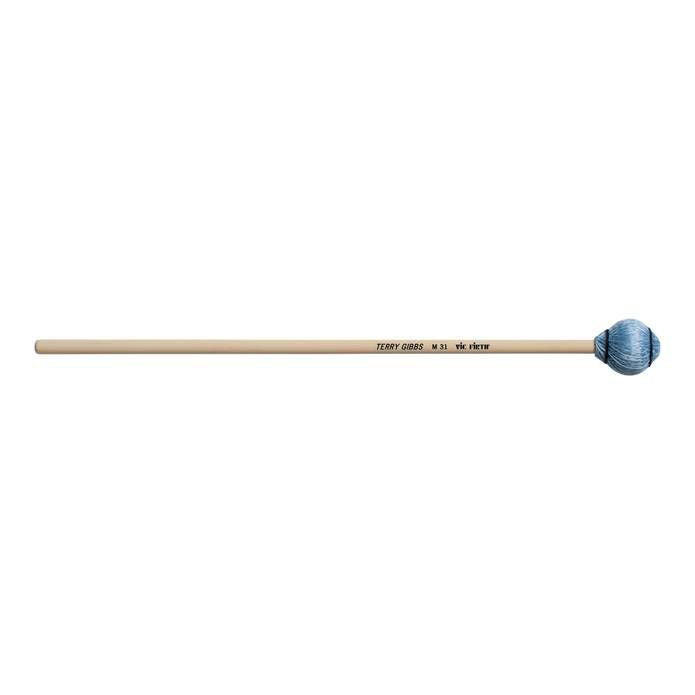 Vic Firth Signature Keyboard Mallet Terry Gibbs Medium ‚Äì Blue Cord