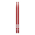 Vic Firth 2B in Red with NOVA imprint - Wood Tip Drumsticks