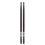 Vic Firth 5A black wood tip drumsticks with NOVA imprint, designed for versatile drumming and performance.