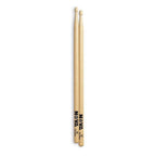 Vic Firth Nova 5B wood tip drumsticks with natural wood finish, designed for drummers and percussionists.