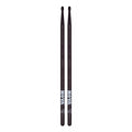 Vic Firth 7A in Black with NOVA imprint - Wood Tip Drumsticks