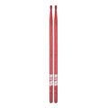 Vic Firth 7A in Red with NOVA imprint - Wood Tip Drumsticks