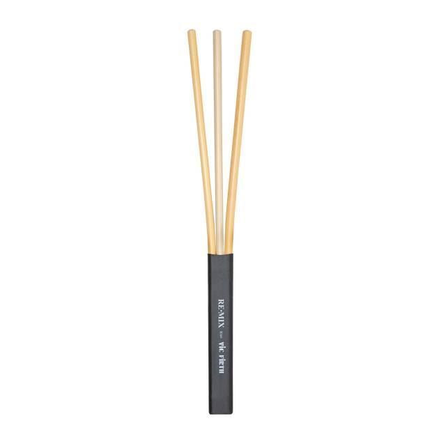Vic Firth RE.MIX Brushes, Rattan/Birch