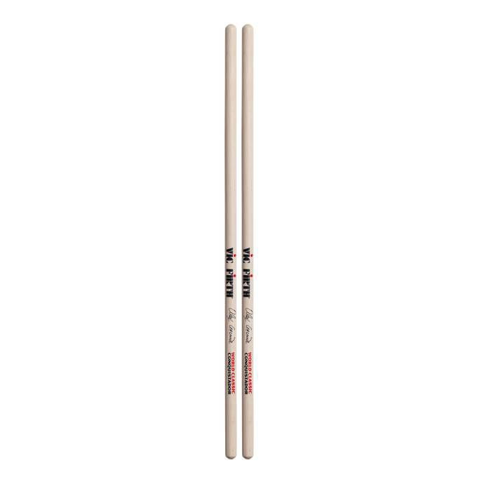 Vic Firth World Classic¬Æ - Alex Acu√±a Conquistador (Clear) Wood Tip Timbale Drumsticks