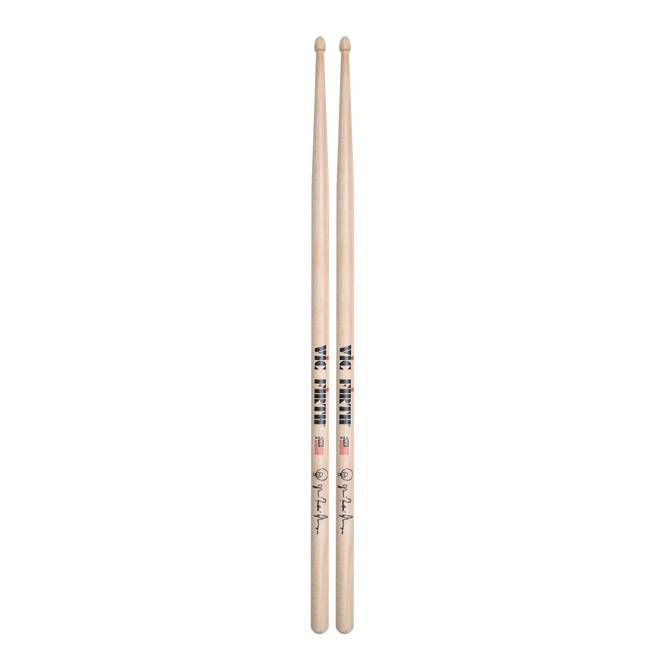 Vic Firth Ahmir Questlove Thompson signature wood tip drumsticks with clear finish, suitable for drummers and percussionists.