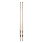 Vic Firth American Custom SD5 Echo wood tip drumsticks showing polished wood finish and tapered design for drumming.