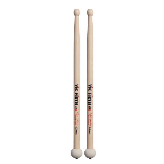 Vic Firth Corpsmaster Multi-Tenor Swizzle - Ralph Hardimon Wood Tip Drumsticks