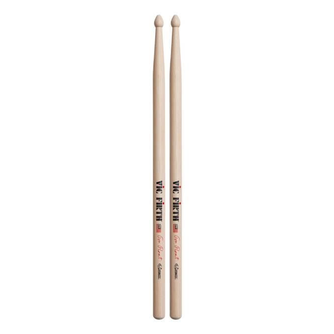 Vic Firth Corpsmaster Signature Snare - Tom Float  Wood Tip Drumsticks