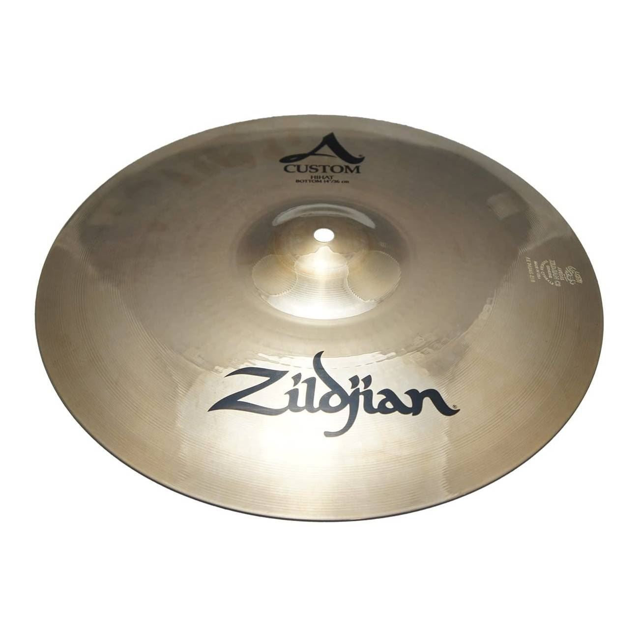 Zildjian A Custom 14 inch Hi-Hat Cymbal (Bottom)