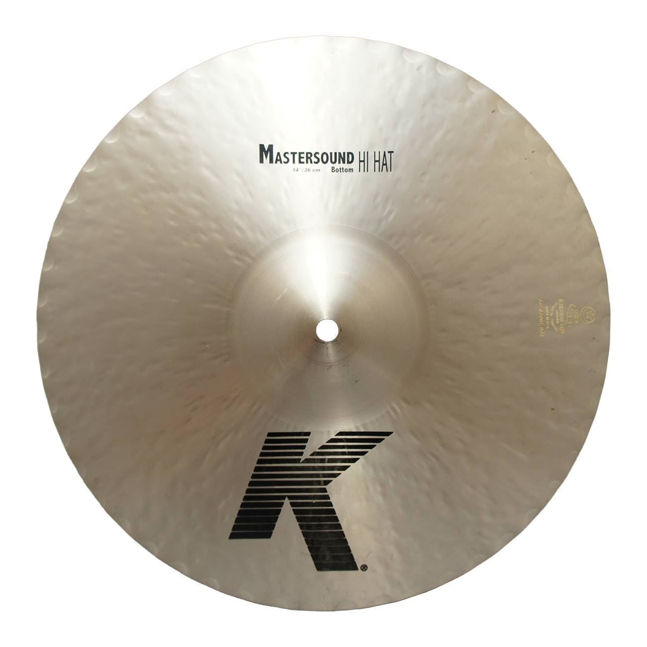 Zildjian K 14 inch Mastersound Hi-Hat Cymbal (Bottom)