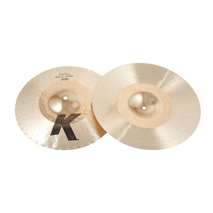 Zildjian K Custom 13 1/4 inch Hybrid Hi-Hat Cymbal (Bottom)