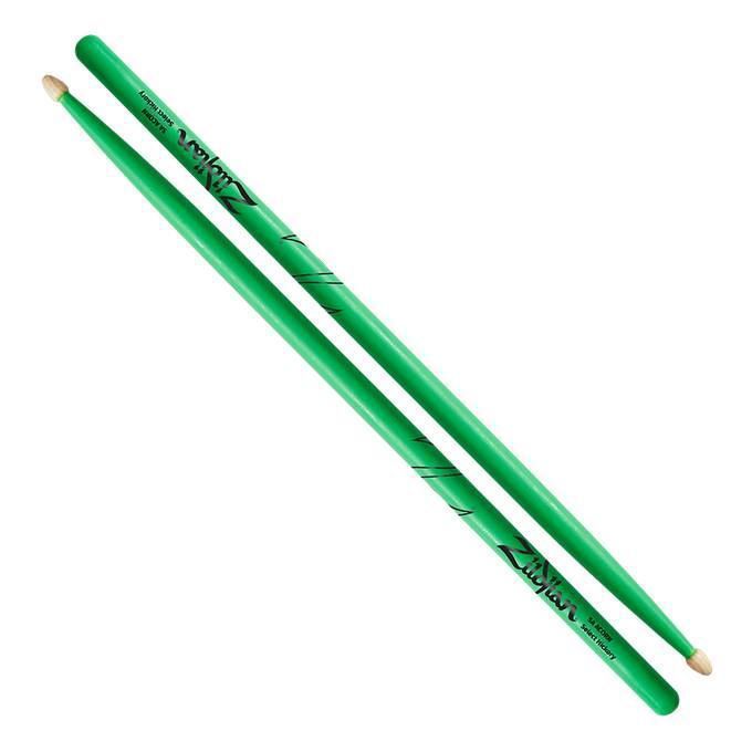Zildjian Hickory 5A Acorn Neon Green Drumsticks
