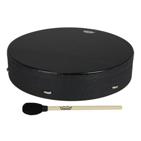 Remo Bahia Buffalo Drum - Black