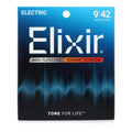 Elixir 9-42 Electric Guitar Strings NANOWEB Coated Super Light Gauge