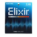 Elixir 12027 9-46 Custom Light Nanoweb Electric Guitar Strings