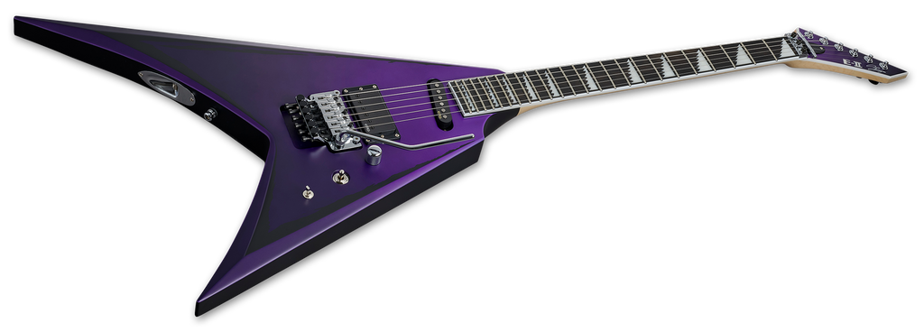 ESP E-II Alexi RIPPED Electric Guitar Purple