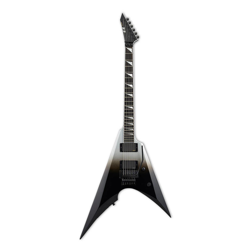 ESP E-II Arrow Electric Guitar with Floyd Rose - Black Silver Fade