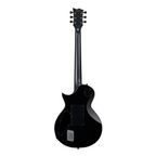 ESP E-II Eclipse Floyd Rose electric guitar with quilted maple top in Charcoal Burst finish, featuring a Floyd Rose tremolo system.