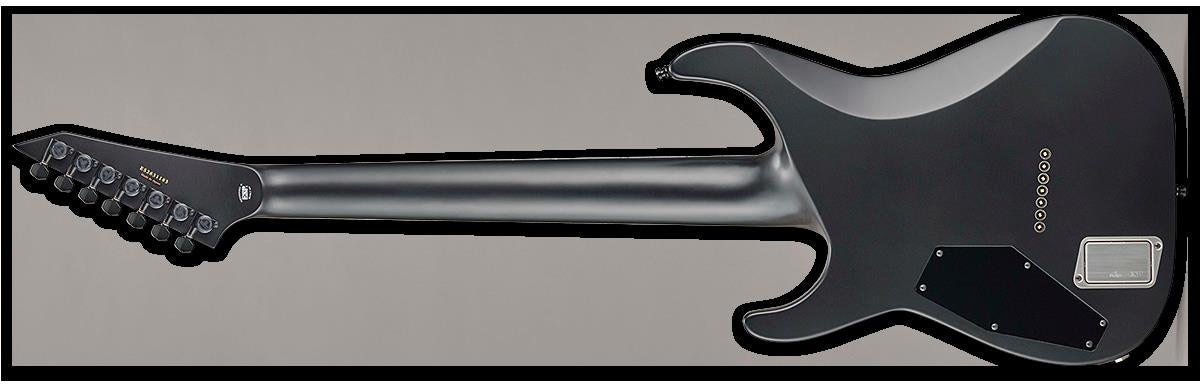 ESP E-II Horizon NT 7-String Baritone Hipshot Electric Guitar in Black Sati