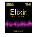 Elixir 21002 Attune Phosphor Bronze Acoustic Guitar Strings Extra Light 10-
