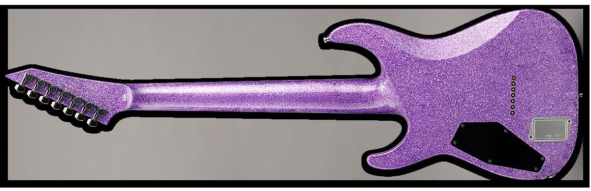 ESP E-II Horizon NT-7B Hipshot Electric Guitar in Purple Sparkle