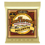 Ernie Ball Earthwood Medium 80/20 Bronze Acoustic Guitar Strings 3-Pack 13-56