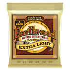 Ernie Ball Earthwood Extra Light 80/20 Bronze Acoustic Guitar Strings 3-Pack 10-50
