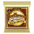 Ernie Ball Earthwood Rock and Blues with Plain G 80/20 Bronze Acoustic Guitar Strings 3-Pack 10-52