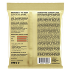 Ernie Ball Earthwood Rock and Blues with Plain G 80/20 Bronze Acoustic Guitar Strings 3-Pack 10-52