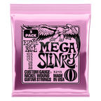 Ernie Ball Mega Slinky Nickel Wound Electric Guitar Strings 3-Pack 10.5-48