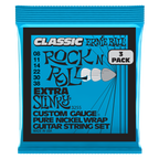 Ernie Ball Extra Slinky Nickel Wound Electric Guitar Strings 3-Pack 8-38