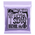 Ernie Ball Ultra Slinky Nickel Wound Electric Guitar Strings 3-Pack 10-48