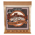 Ernie Ball Earthwood Custom Medium Phosphor Bronze Acoustic Guitar Strings 3-Pack 12.5-56