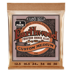 Ernie Ball Earthwood Custom Medium Phosphor Bronze Acoustic Guitar Strings 3-Pack 12.5-56