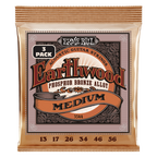 Ernie Ball Earthwood Medium Phosphor Bronze Acoustic Guitar Strings 3-Pack 13-56