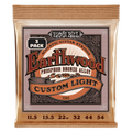 Ernie Ball Earthwood Custom Light Phosphor Bronze Acoustic Guitar Strings 3-Pack 11.5-54