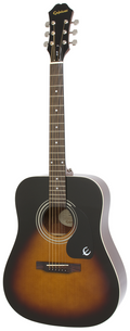 Epiphone DR-100 Acoustic Guitar Vintage Sunburst