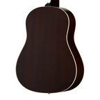 Epiphone J45 Studio acoustic guitar in vintage sunburst finish, showing its body, soundhole, and neck detail.