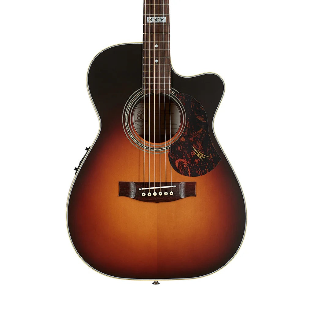 Maton EBG808 TE Cutaway Tommy Emmanuel Acoustic Guitar - Tobacco Sunburst