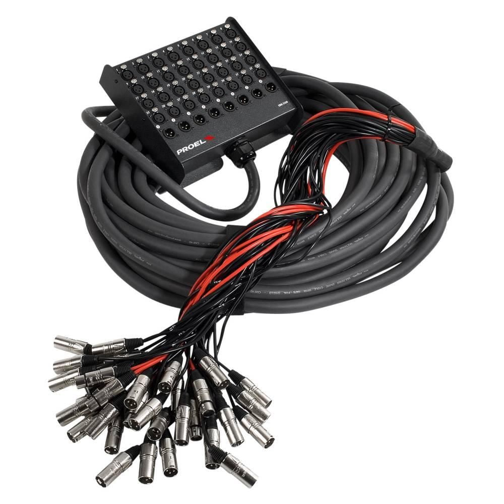 Proel EBN3208 Audio Multicore Stage Box 32 Input / 8 Output ‚Äì 30m