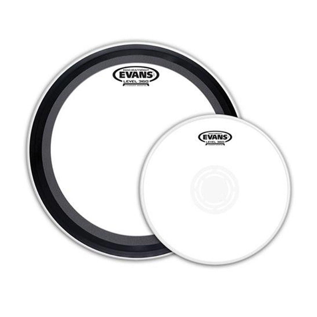 Evans EMADHW Heavyweight Knockout Drumhead Pack - 22 Bass/14 Snare Batter