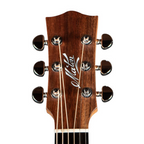 Maton EBW808C Blackwood 808 acoustic electric guitar with a sleek blackwood body and cutaway design, showing the front view.