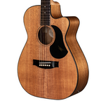 Maton EBW808C Blackwood 808 acoustic electric guitar with a natural wood finish and cutaway body, showcasing its elegant design.