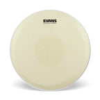 Evans Tri-Center Extended Collar Conga Drum Head for 11-inch congas, black with reinforced edges, designed for professional percussion.